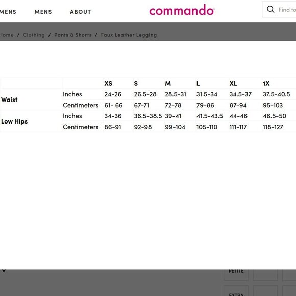 NWT Commando | Perfect Control Faux Leather Legging In Black - Picture 13 of 13